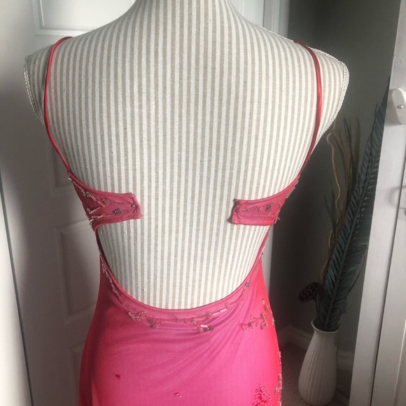 Gorgeous Beaded Cherry Blossom Open-Back Gown - Picture 3 of 7